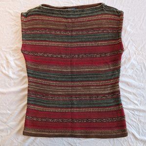 Lauren Ralph Lauren Linen Blend Sleeveless Sweater - Size S - Like New